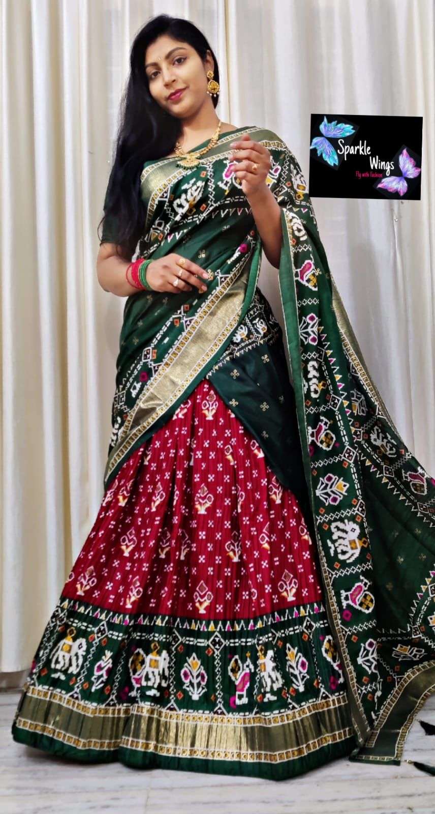 Buy Patola Silk Trendy Designer Lehenga Choli Online