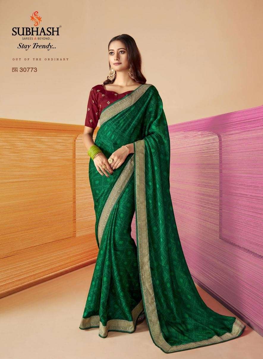 Buy Daily Wear Green Printed Work Pure Crepe Saree Online From Surat  Wholesale Shop.