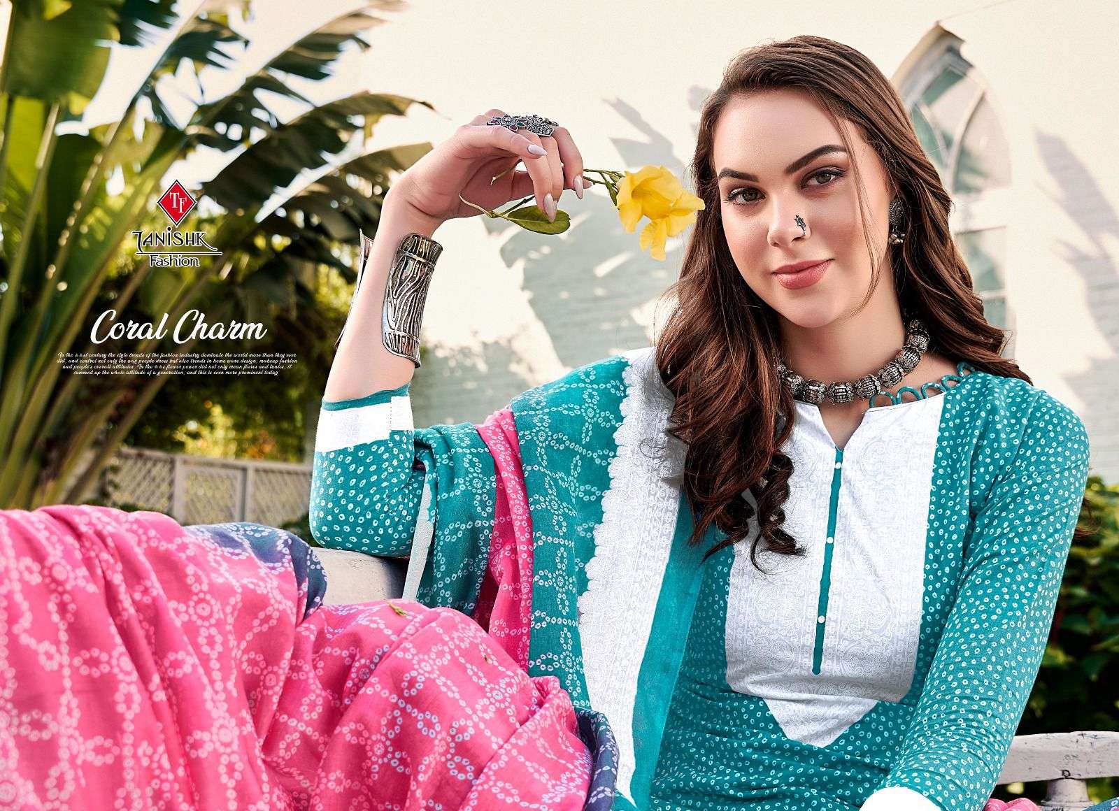 Tanishq Fashion Bandhej vol Cotton With Bandhani Printed Dress