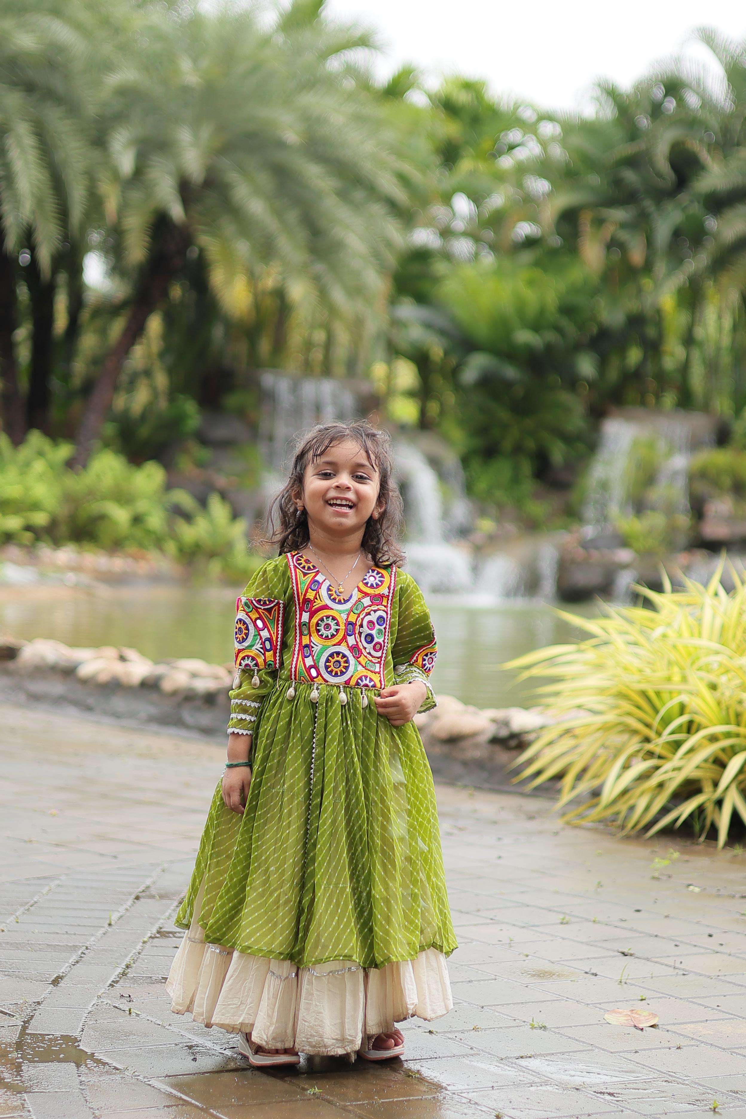 MOTHER DAUGHTER SPECIAL GAMTHI WORK NAVRATRI SPECIAL MATCHING