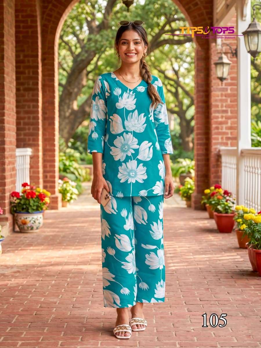 TIPS & TOPS INSTAGIRL TREND CASUAL LOOK FLOWER PRINT CORD SET STORE MARKET TIPS & TOPS INSTAGIRL TREND CASUAL LOOK FLOWER PRINT CORD SET STORE MARKET