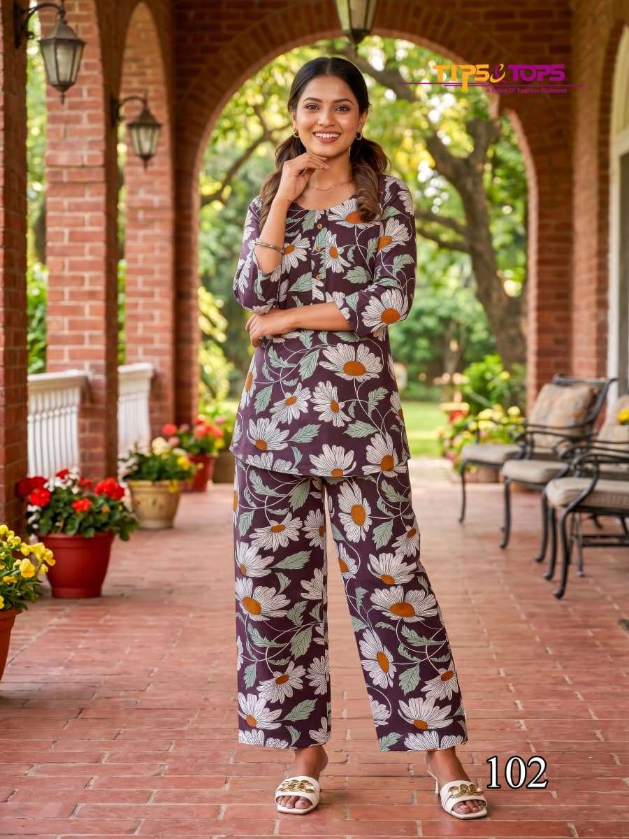 TIPS & TOPS INSTAGIRL TREND CASUAL LOOK FLOWER PRINT CORD SET STORE MARKET TIPS & TOPS INSTAGIRL TREND CASUAL LOOK FLOWER PRINT CORD SET STORE MARKET