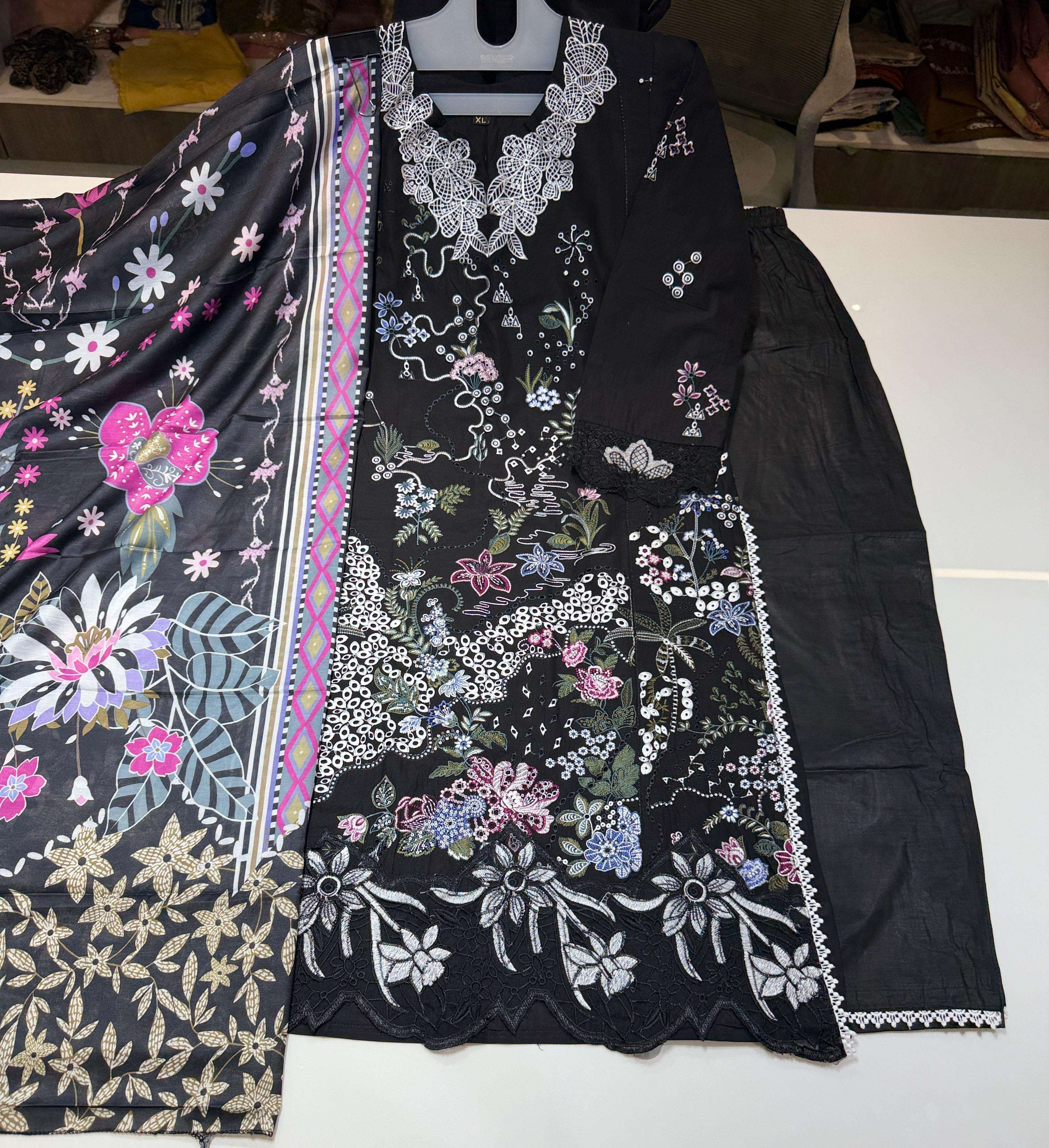 DEEPSY SUITS MUSHQ VOL 4 COTTON HEAVY WORK PAKISTANI PATTERN SUIT FOR WHOLESALE DEEPSY SUITS MUSHQ VOL 4 COTTON HEAVY WORK PAKISTANI PATTERN SUIT FOR WHOLESALE