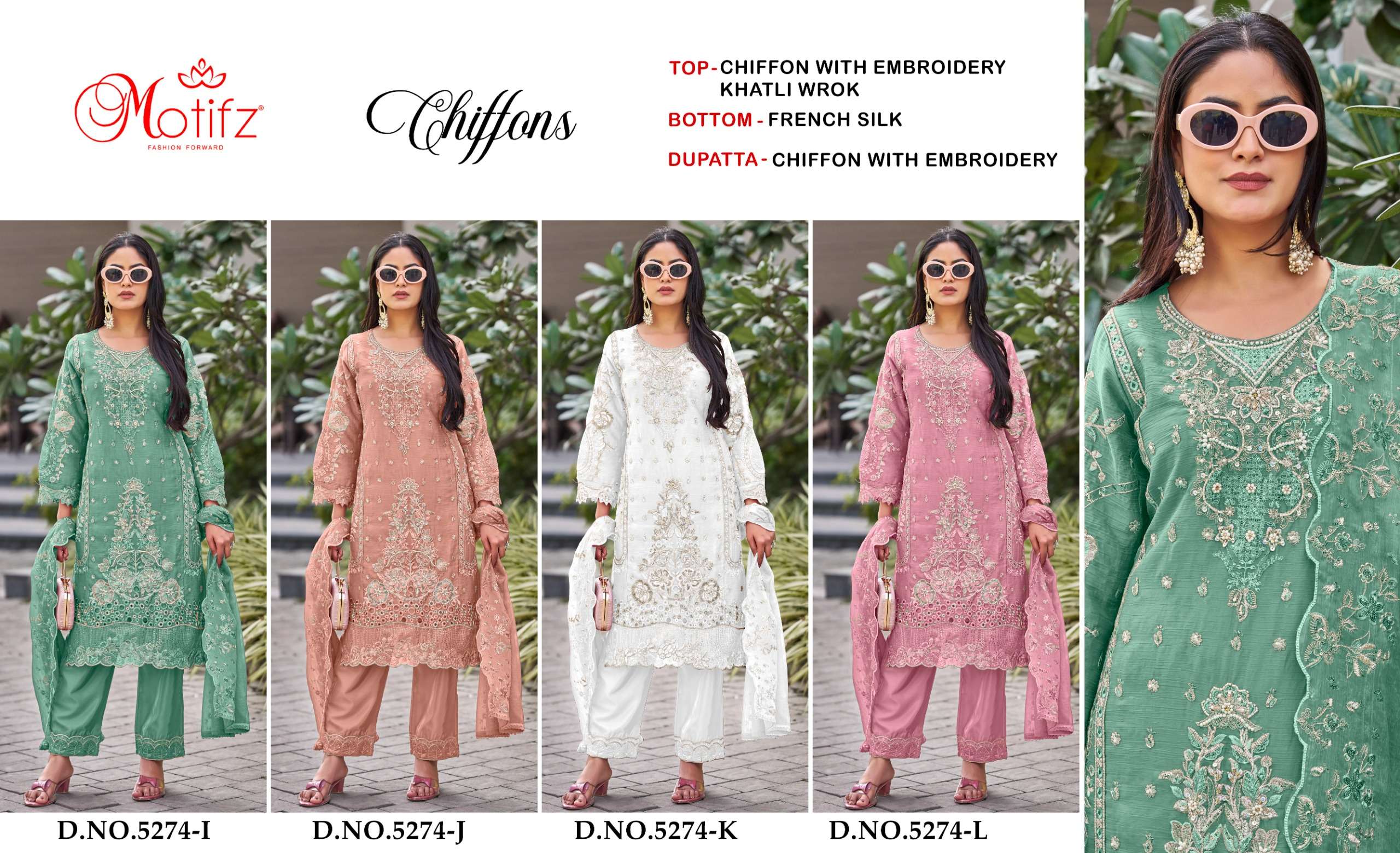 MOTIFZ 5274 SIFFON EMBROIDERY PAKISTANI SUIT FOR WOMEN FUNCTION EID BUY RESELLER MOTIFZ 5274 SIFFON EMBROIDERY PAKISTANI SUIT FOR WOMEN FUNCTION EID BUY RESELLER