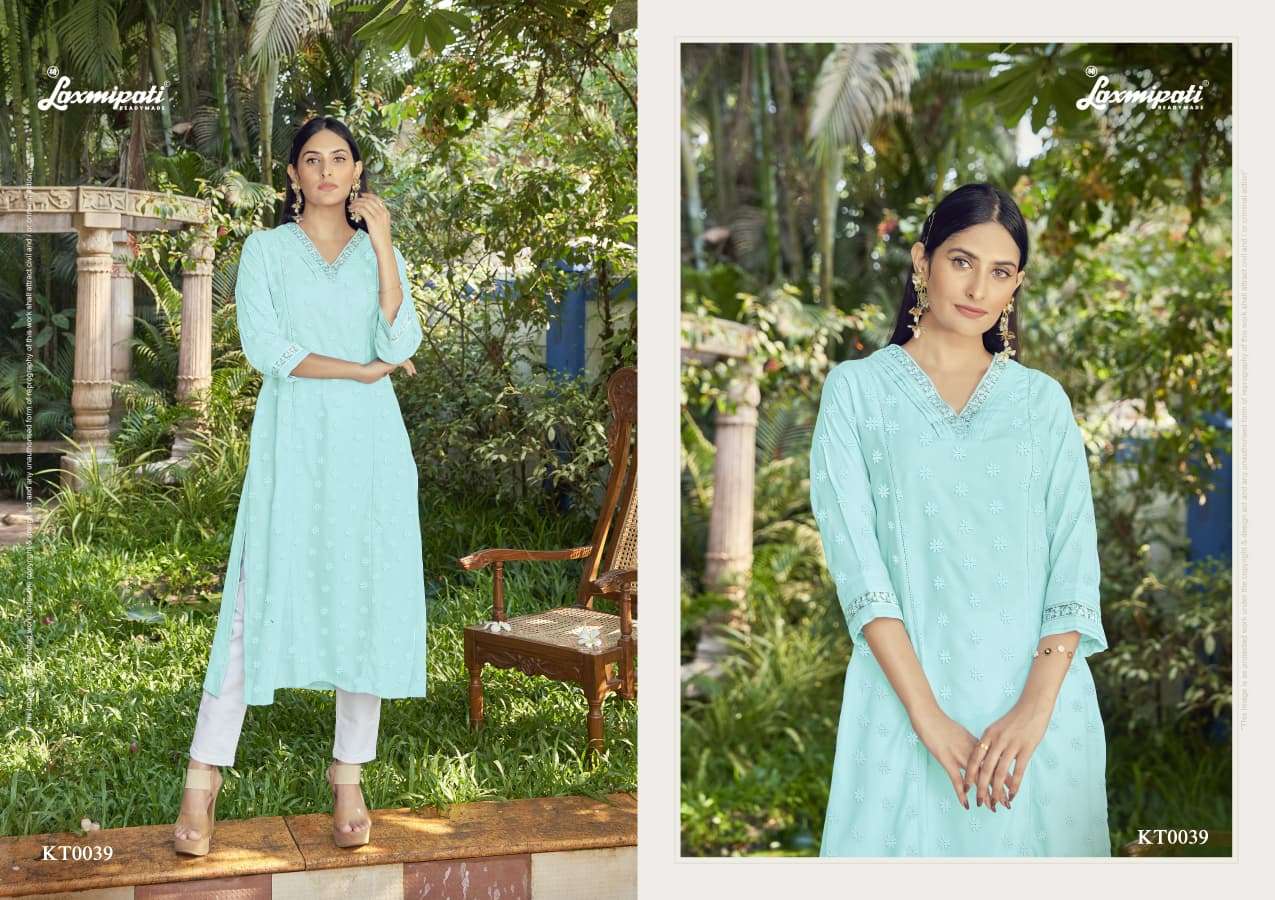 JANKI KURTI & FROCKS COTTON BASE SCHIFFLI WORKED KURTI FESTIVAL FASHION SURAT JANKI KURTI & FROCKS COTTON BASE SCHIFFLI WORKED KURTI FESTIVAL FASHION SURAT
