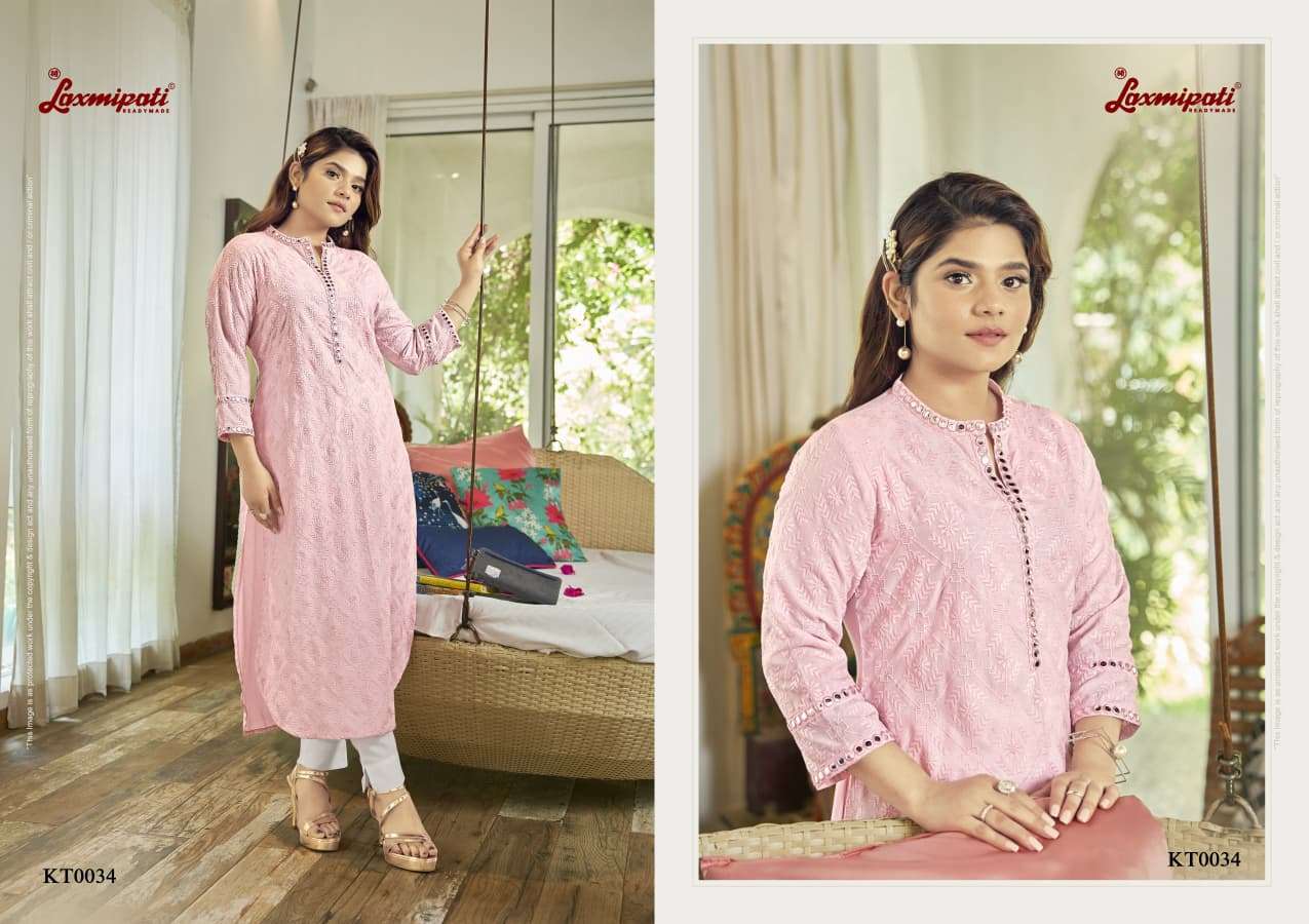 JANKI KURTI & FROCKS COTTON BASE SCHIFFLI WORKED KURTI FESTIVAL FASHION SURAT JANKI KURTI & FROCKS COTTON BASE SCHIFFLI WORKED KURTI FESTIVAL FASHION SURAT