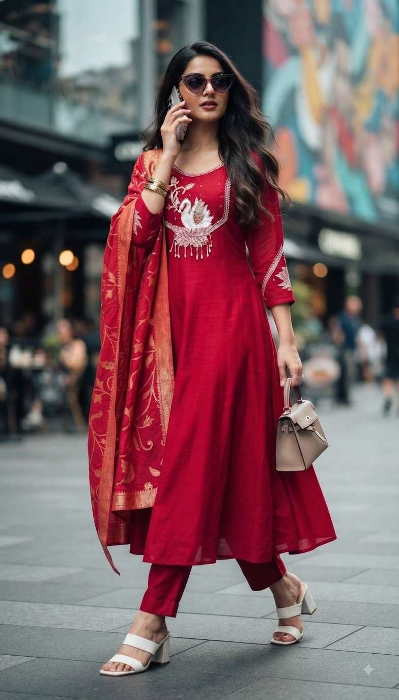 SAIYARA CHANDERI EMBROIDERY SALWAR KAMEEZ READYMADE FESTIVAL SPECIAL RETAILER SAIYARA CHANDERI EMBROIDERY SALWAR KAMEEZ READYMADE FESTIVAL SPECIAL RETAILER