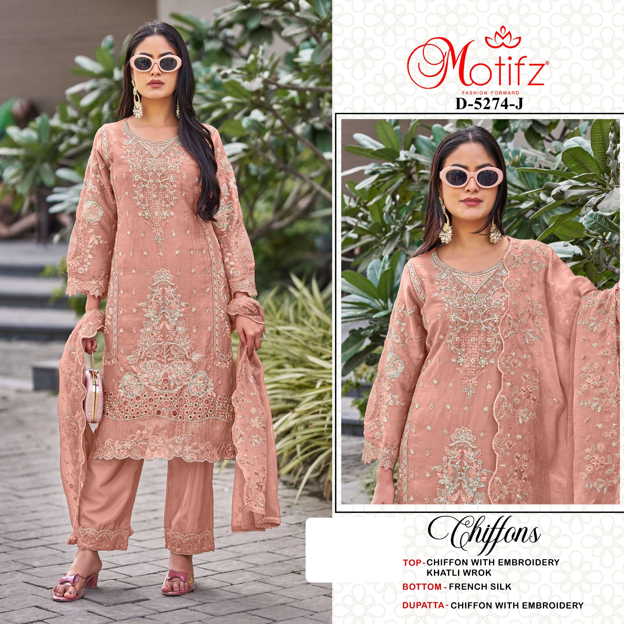 MOTIFZ 5274 SIFFON EMBROIDERY PAKISTANI SUIT FOR WOMEN FUNCTION EID BUY RESELLER MOTIFZ 5274 SIFFON EMBROIDERY PAKISTANI SUIT FOR WOMEN FUNCTION EID BUY RESELLER
