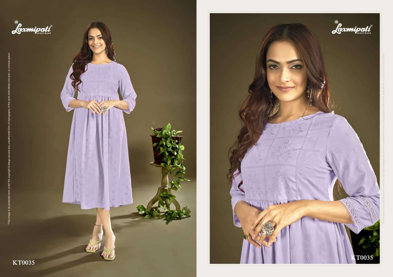 JANKI KURTI & FROCKS COTTON BASE SCHIFFLI WORKED KURTI FESTIVAL FASHION SURAT JANKI KURTI & FROCKS COTTON BASE SCHIFFLI WORKED KURTI FESTIVAL FASHION SURAT