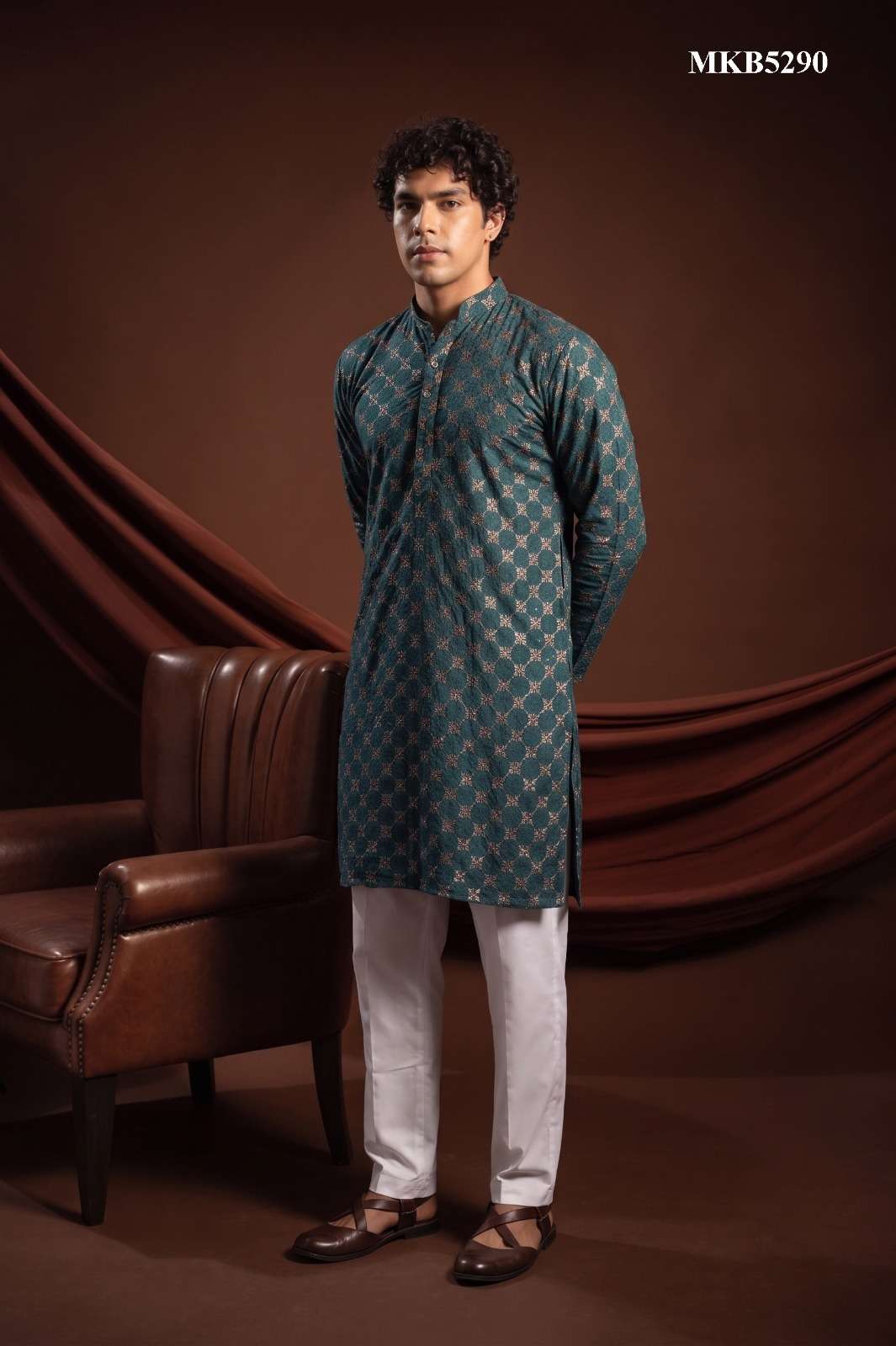CEREMONIAL MENS KURTA SET VOL 10 COTTON KURTI BOTTOM SALWAR TYPE AYEGA MENS BUY