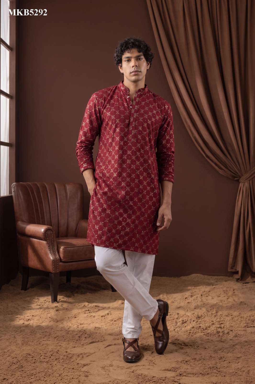 CEREMONIAL MENS KURTA SET VOL 10 COTTON KURTI BOTTOM SALWAR TYPE AYEGA MENS BUY