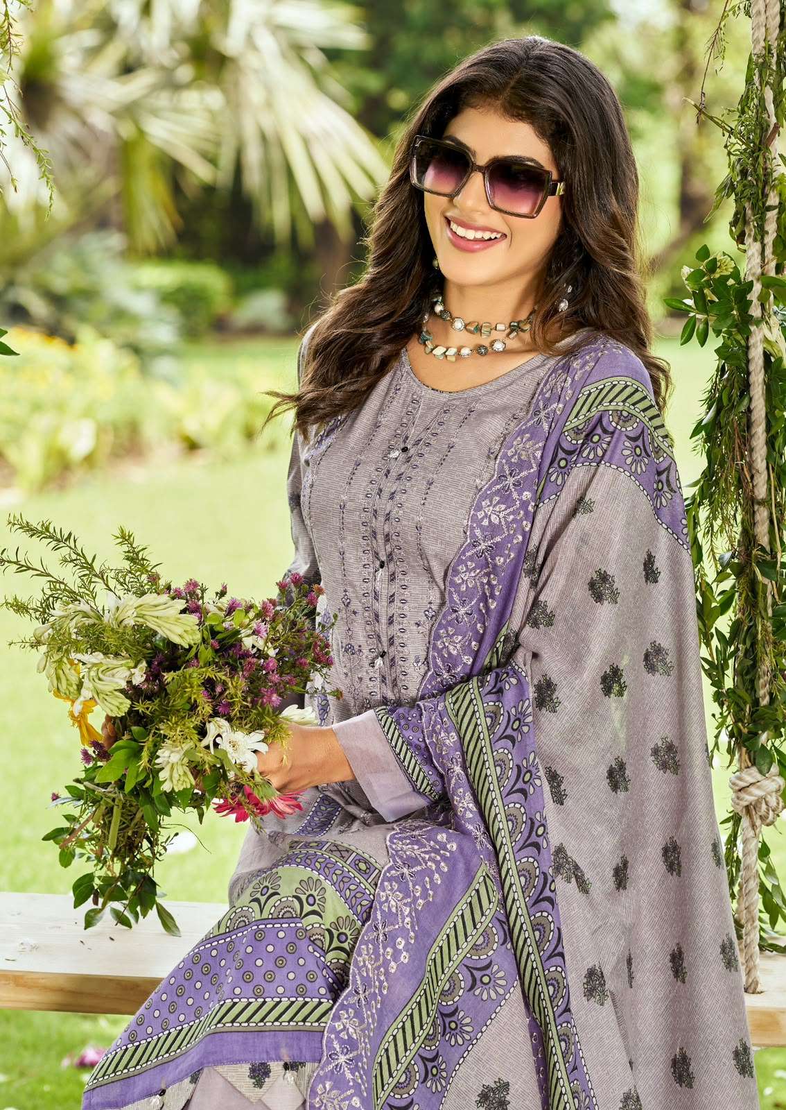 COSMOS BIN SAEED VOL 5 LAWN COTTON WITH HEAVY WORK SALWAR SUIT REGULAR WHOLESALER COSMOS BIN SAEED VOL 5 LAWN COTTON WITH HEAVY WORK SALWAR SUIT REGULAR WHOLESALER