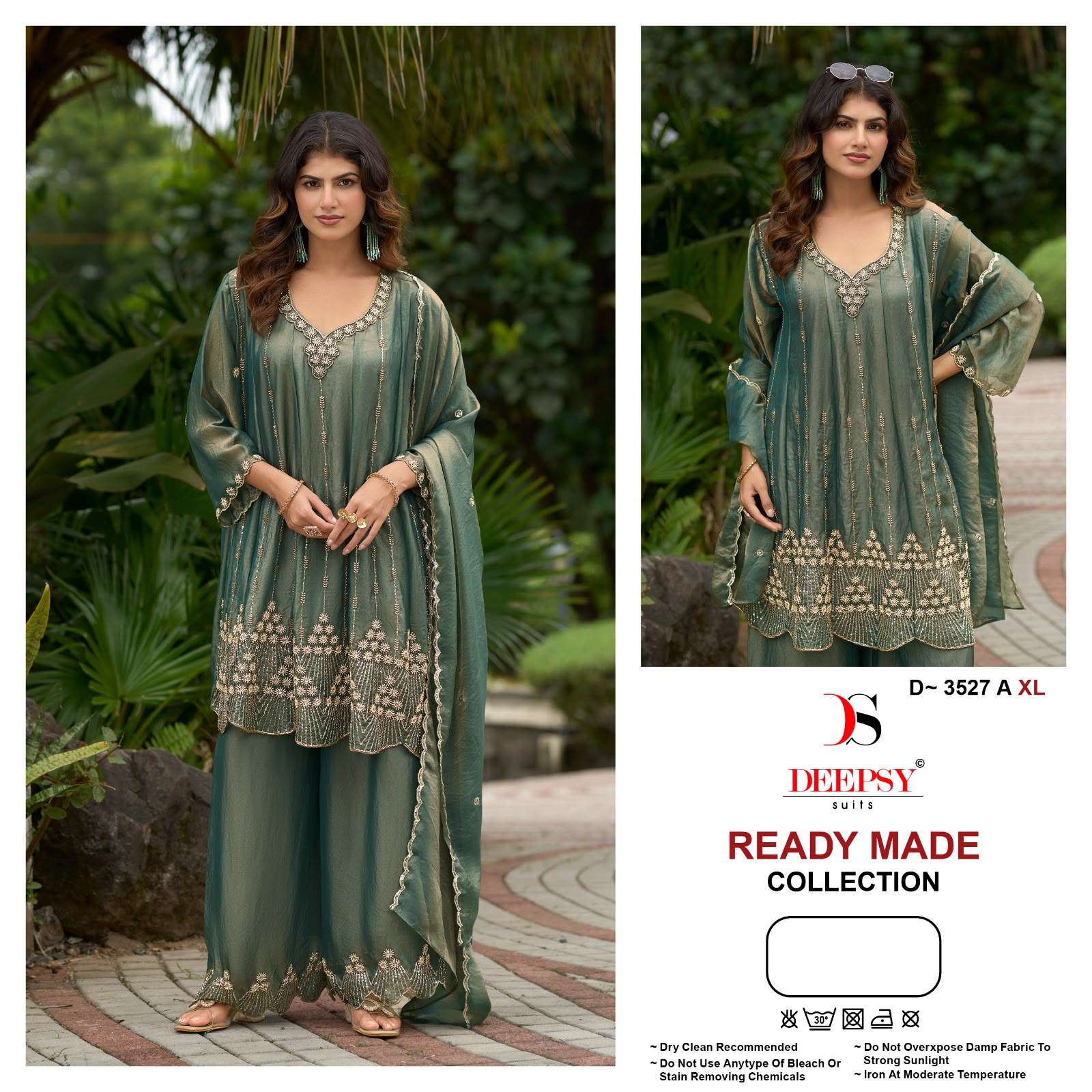 DEEPSY SUITS 3527 ANCY MOSS WITH BEATS WORK SHARARA SUIT EID COLLECTION TEXTILE DEEPSY SUITS 3527 ANCY MOSS WITH BEATS WORK SHARARA SUIT EID COLLECTION TEXTILE