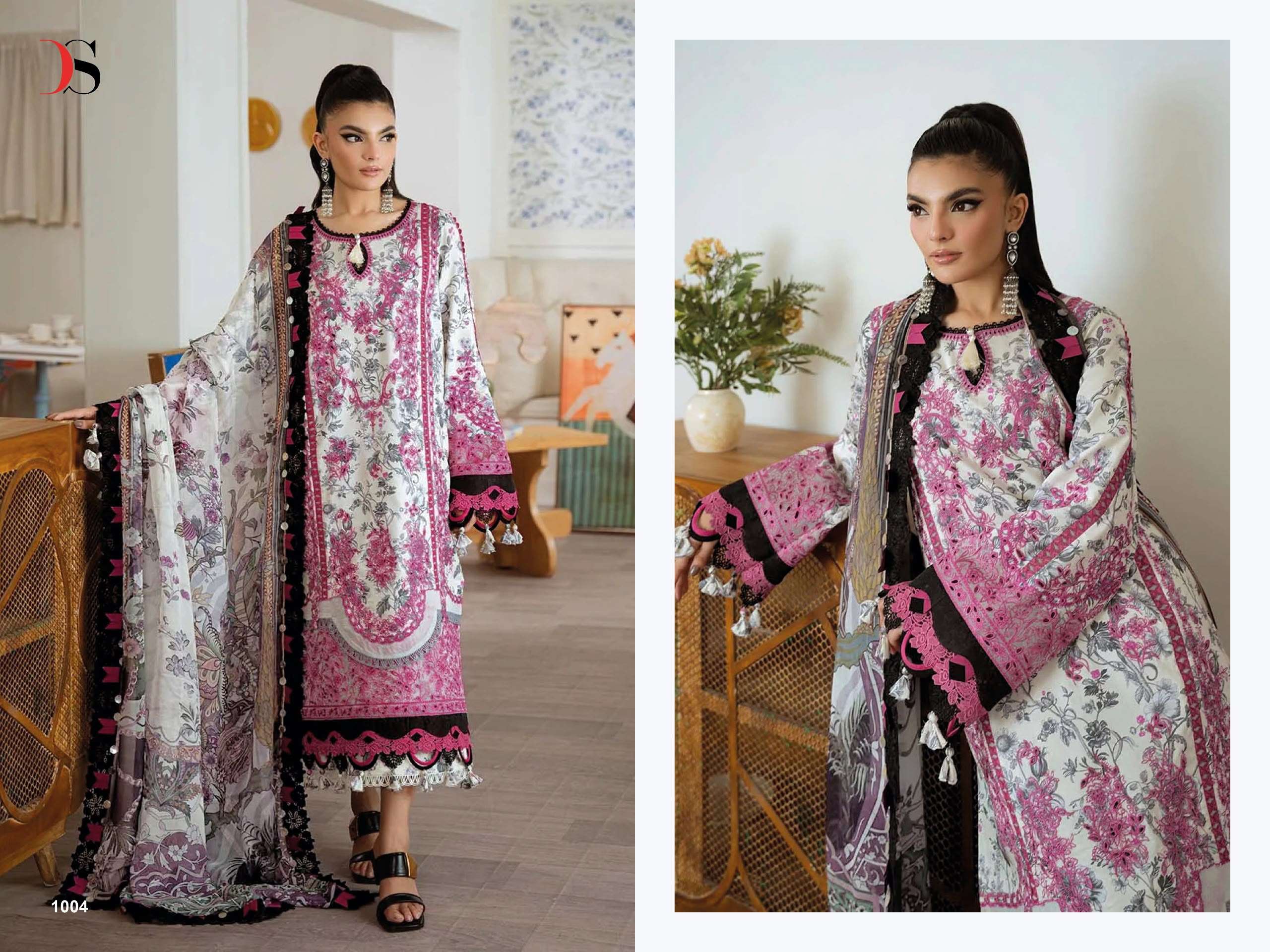 DEEPSY SUITS JADE PREMIUM VOL 5 PAKISTANI LAWN BIG PANNA AND WORK SUIT BRAND ETHNIC IN SURAT