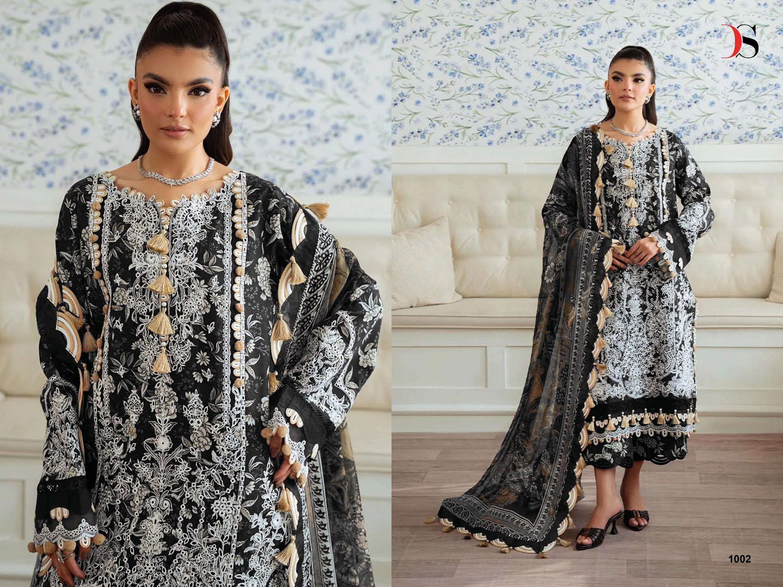 DEEPSY SUITS JADE PREMIUM VOL 5 PAKISTANI LAWN BIG PANNA AND WORK SUIT BRAND ETHNIC IN SURAT