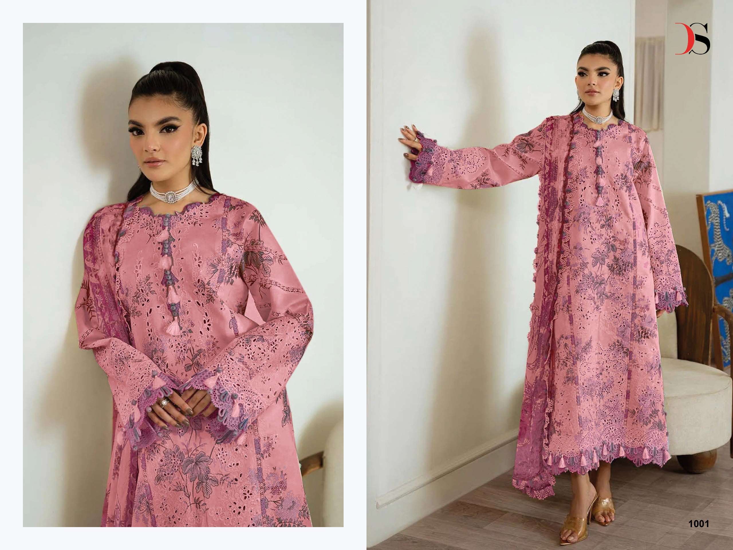 DEEPSY SUITS JADE PREMIUM VOL 5 PAKISTANI LAWN BIG PANNA AND WORK SUIT BRAND ETHNIC IN SURAT