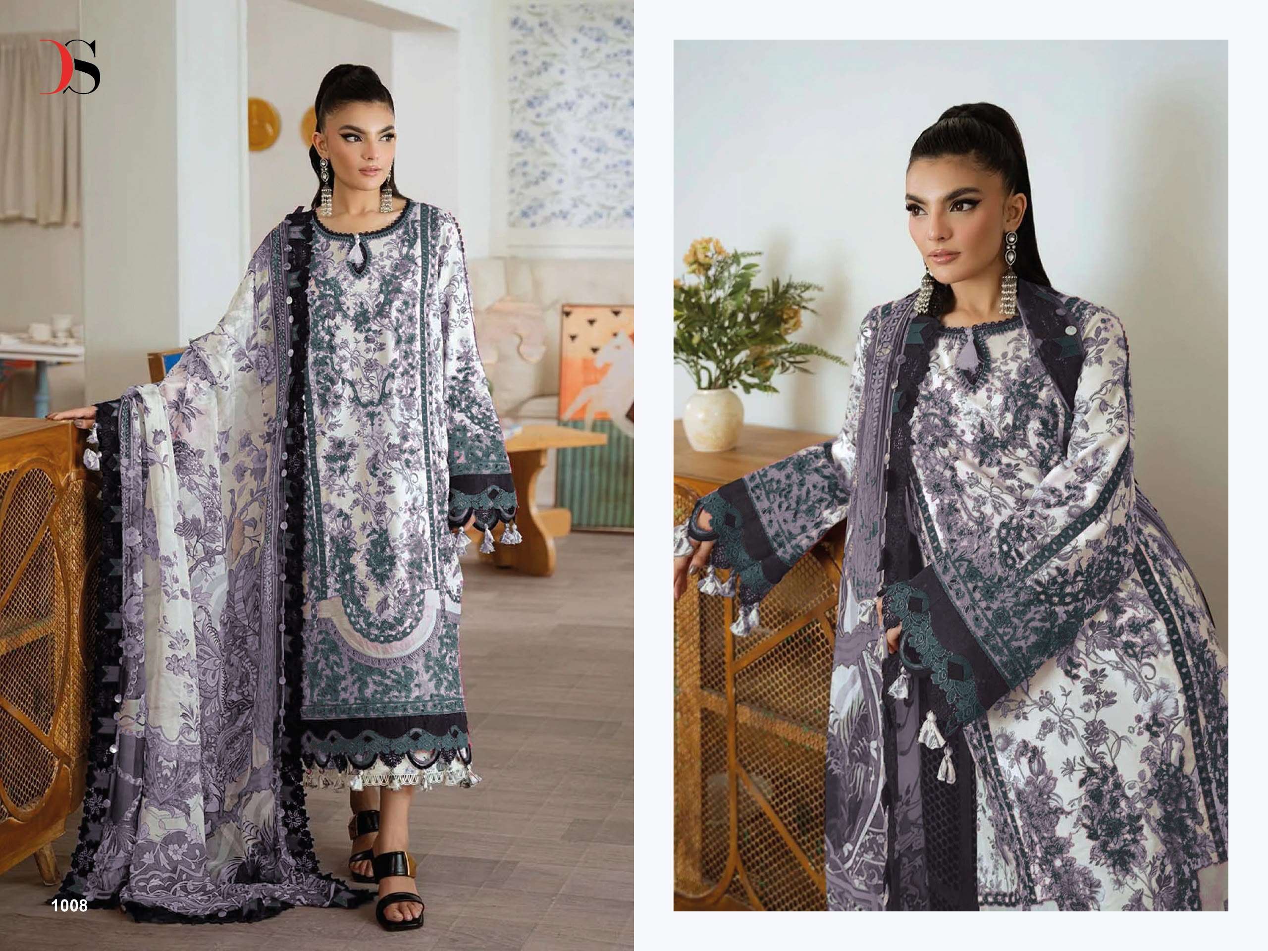 DEEPSY SUITS JADE PREMIUM VOL 5 PAKISTANI LAWN BIG PANNA AND WORK SUIT BRAND ETHNIC IN SURAT