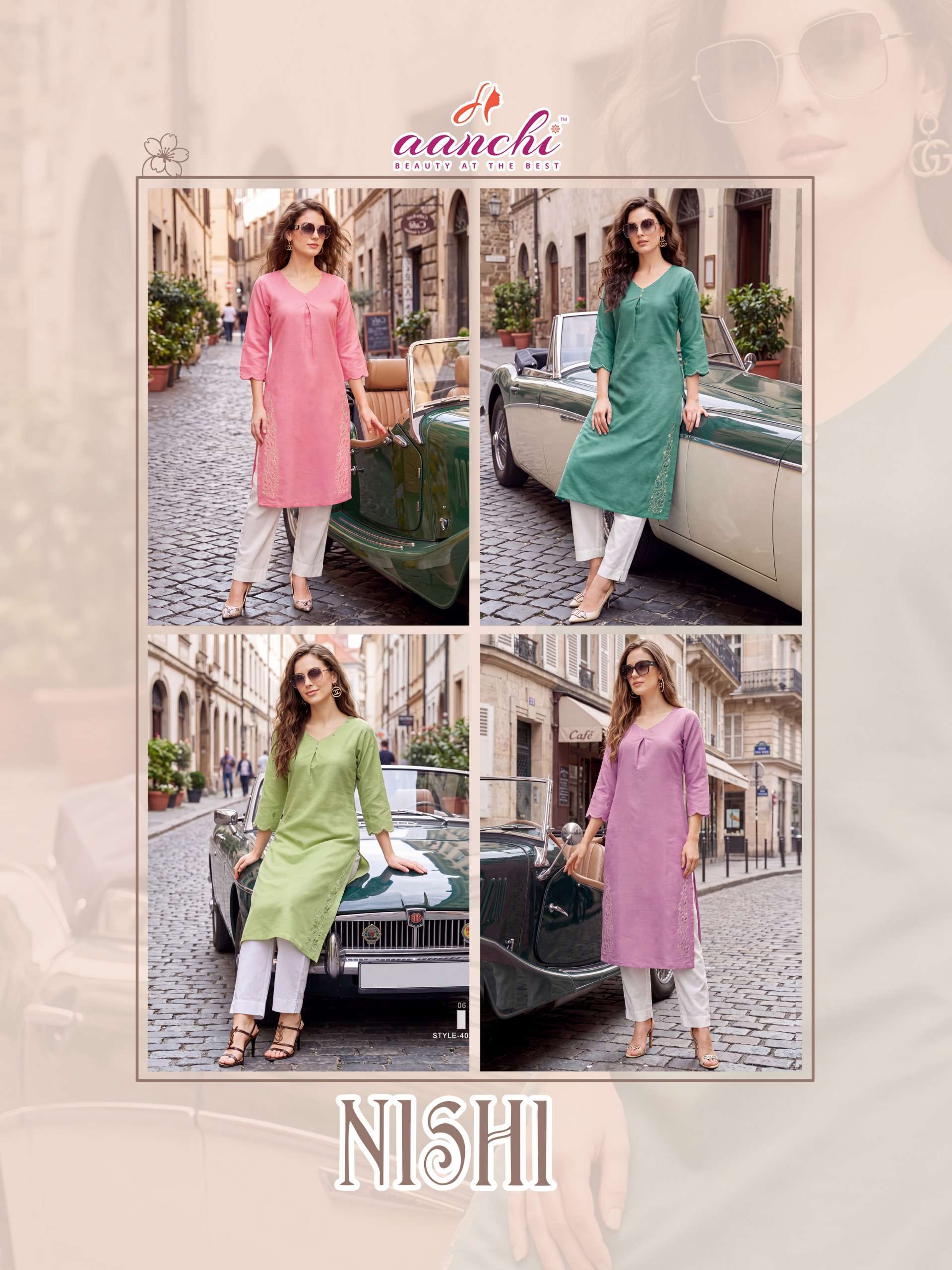 AANCHI NISHI VATICAN FABRIC WORK STRAIGHT CUT KURTI DAILY FASHION GIRL CLOTHING AANCHI NISHI VATICAN FABRIC WORK STRAIGHT CUT KURTI DAILY FASHION GIRL CLOTHING
