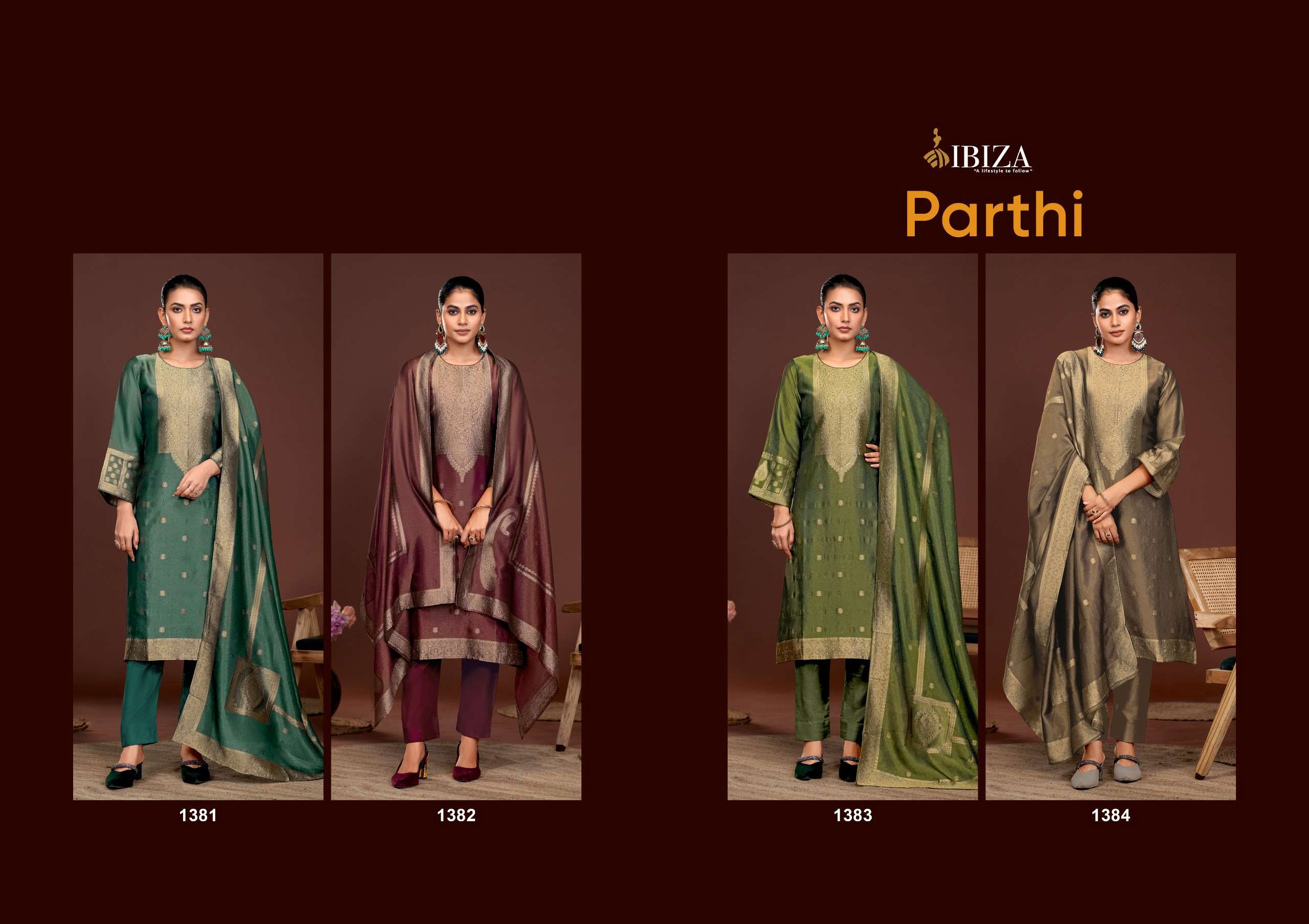 IBIZA LIFESTYLE PARTHI PURE AND SOFT BANGLORY SILK FABRIC SALWAR KAMEEZ WHOLESALE IN SURAT IBIZA LIFESTYLE PARTHI PURE AND SOFT BANGLORY SILK FABRIC SALWAR KAMEEZ WHOLESALE IN SURAT