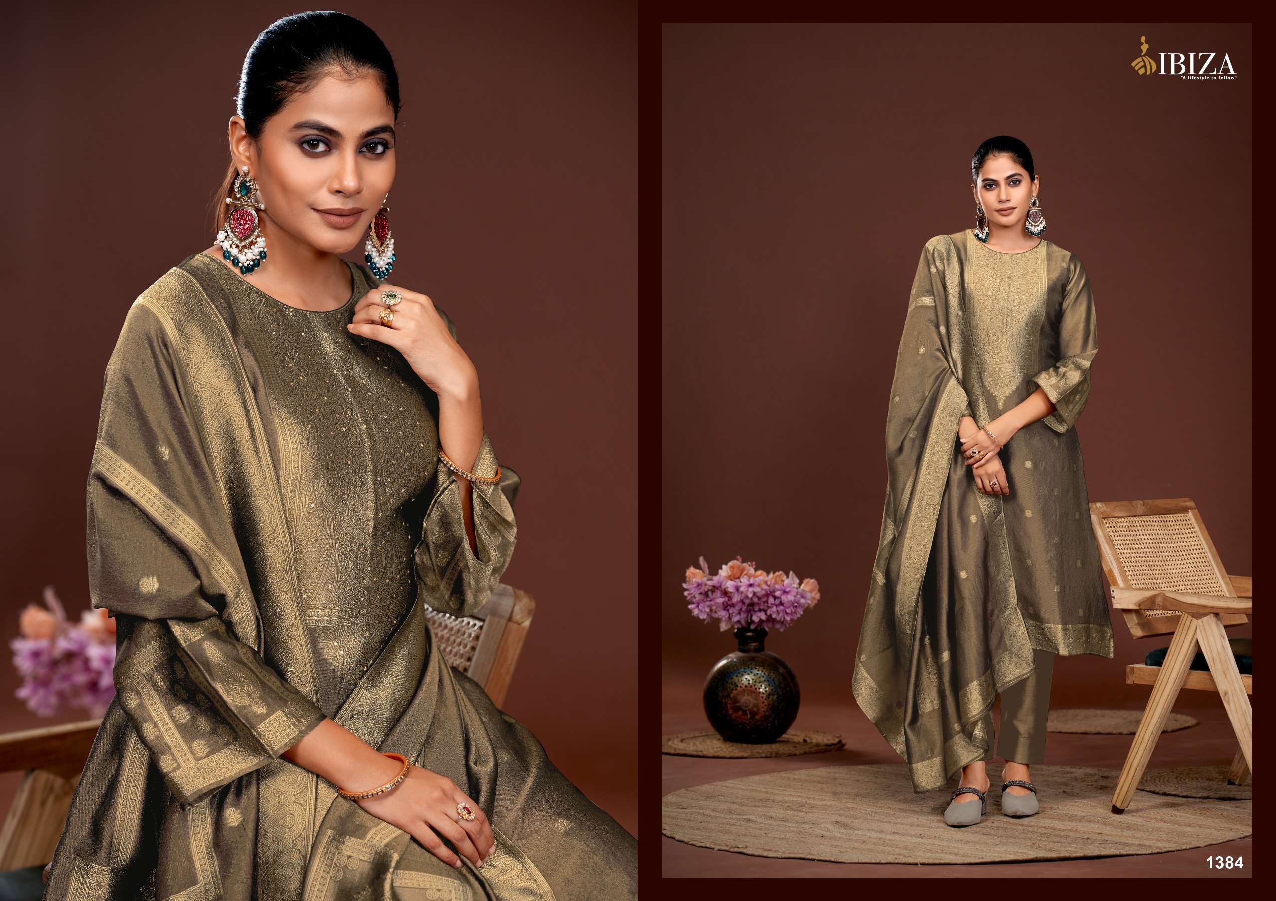 IBIZA LIFESTYLE PARTHI PURE AND SOFT BANGLORY SILK FABRIC SALWAR KAMEEZ WHOLESALE IN SURAT IBIZA LIFESTYLE PARTHI PURE AND SOFT BANGLORY SILK FABRIC SALWAR KAMEEZ WHOLESALE IN SURAT