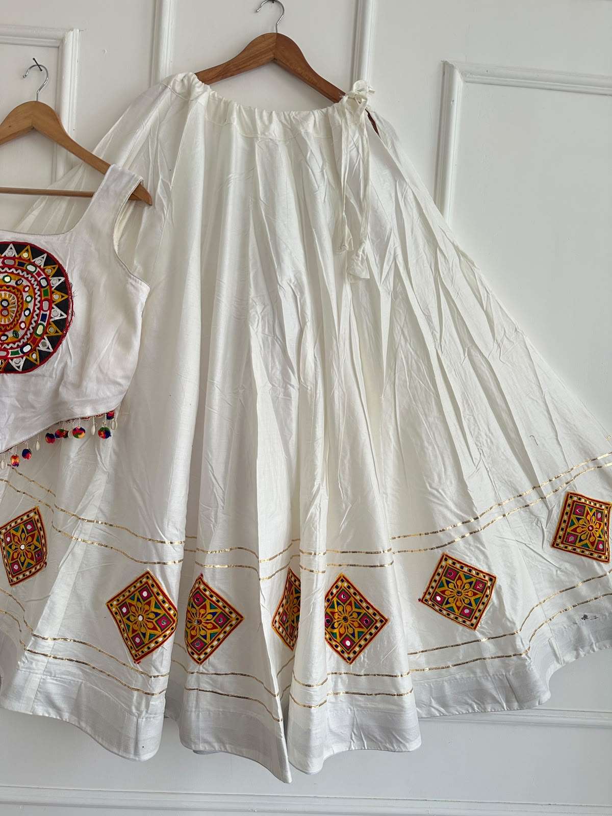 Kutchi Chaniyacholi new Navratri collection garba night wear made of rayon cotton fabric Lehenga Choli wholesale in surat Kutchi Chaniyacholi new Navratri collection garba night wear made of rayon cotton fabric Lehenga Choli wholesale in surat