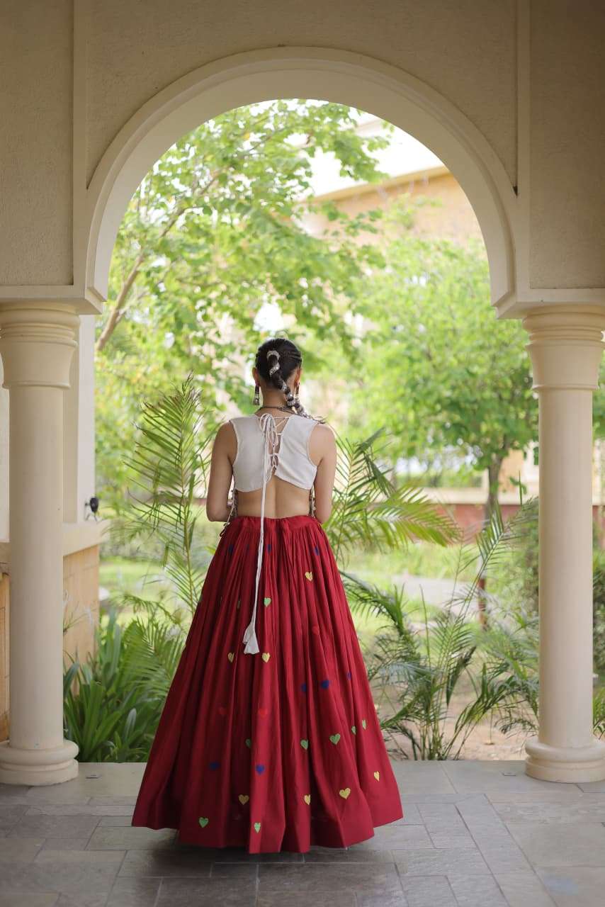 NAVRATRI FESTIVE VIBE WITH THIS NEW COLLECTION COTTON LEHENGA CHOLI WHOLESALE IN SURAT 7181 NAVRATRI FESTIVE VIBE WITH THIS NEW COLLECTION COTTON LEHENGA CHOLI WHOLESALE IN SURAT 7181