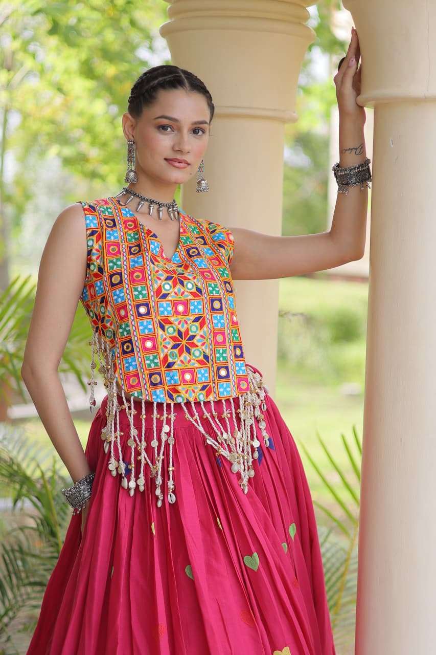NAVRATRI FESTIVE VIBE WITH THIS NEW COLLECTION COTTON LEHENGA CHOLI WHOLESALE IN SURAT 7181 NAVRATRI FESTIVE VIBE WITH THIS NEW COLLECTION COTTON LEHENGA CHOLI WHOLESALE IN SURAT 7181