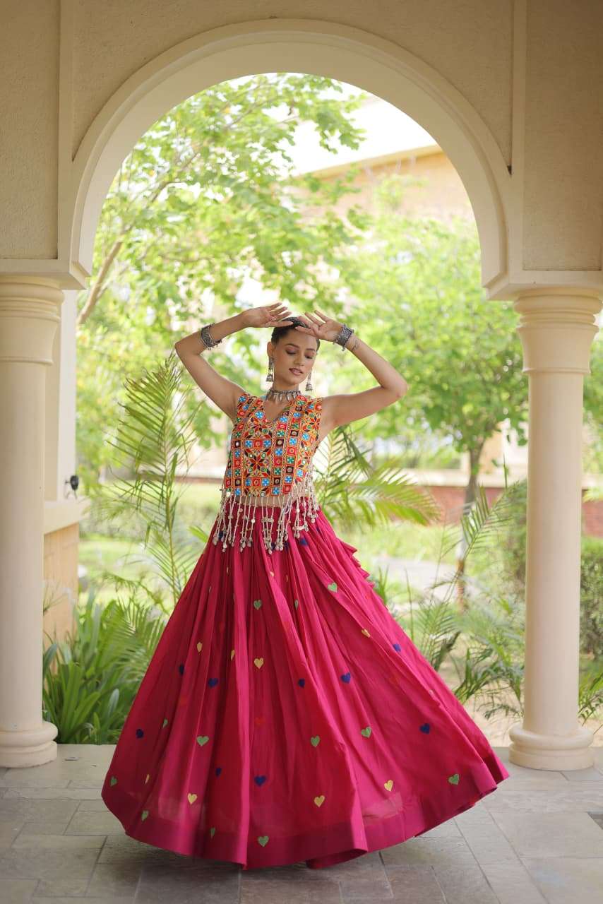 NAVRATRI FESTIVE VIBE WITH THIS NEW COLLECTION COTTON LEHENGA CHOLI WHOLESALE IN SURAT 7181 NAVRATRI FESTIVE VIBE WITH THIS NEW COLLECTION COTTON LEHENGA CHOLI WHOLESALE IN SURAT 7181