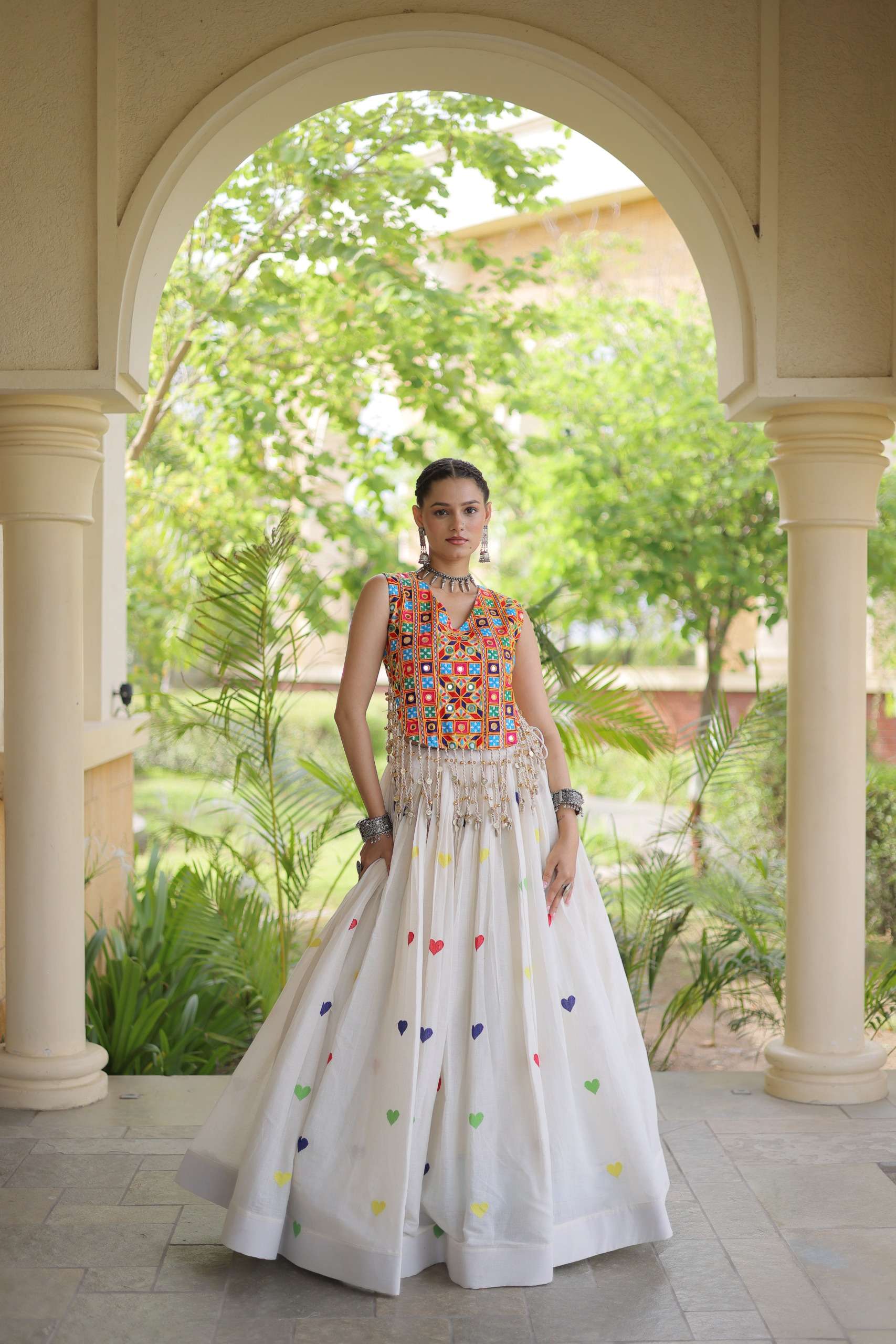 NAVRATRI FESTIVE VIBE WITH THIS NEW COLLECTION COTTON LEHENGA CHOLI WHOLESALE IN SURAT 7181 NAVRATRI FESTIVE VIBE WITH THIS NEW COLLECTION COTTON LEHENGA CHOLI WHOLESALE IN SURAT 7181