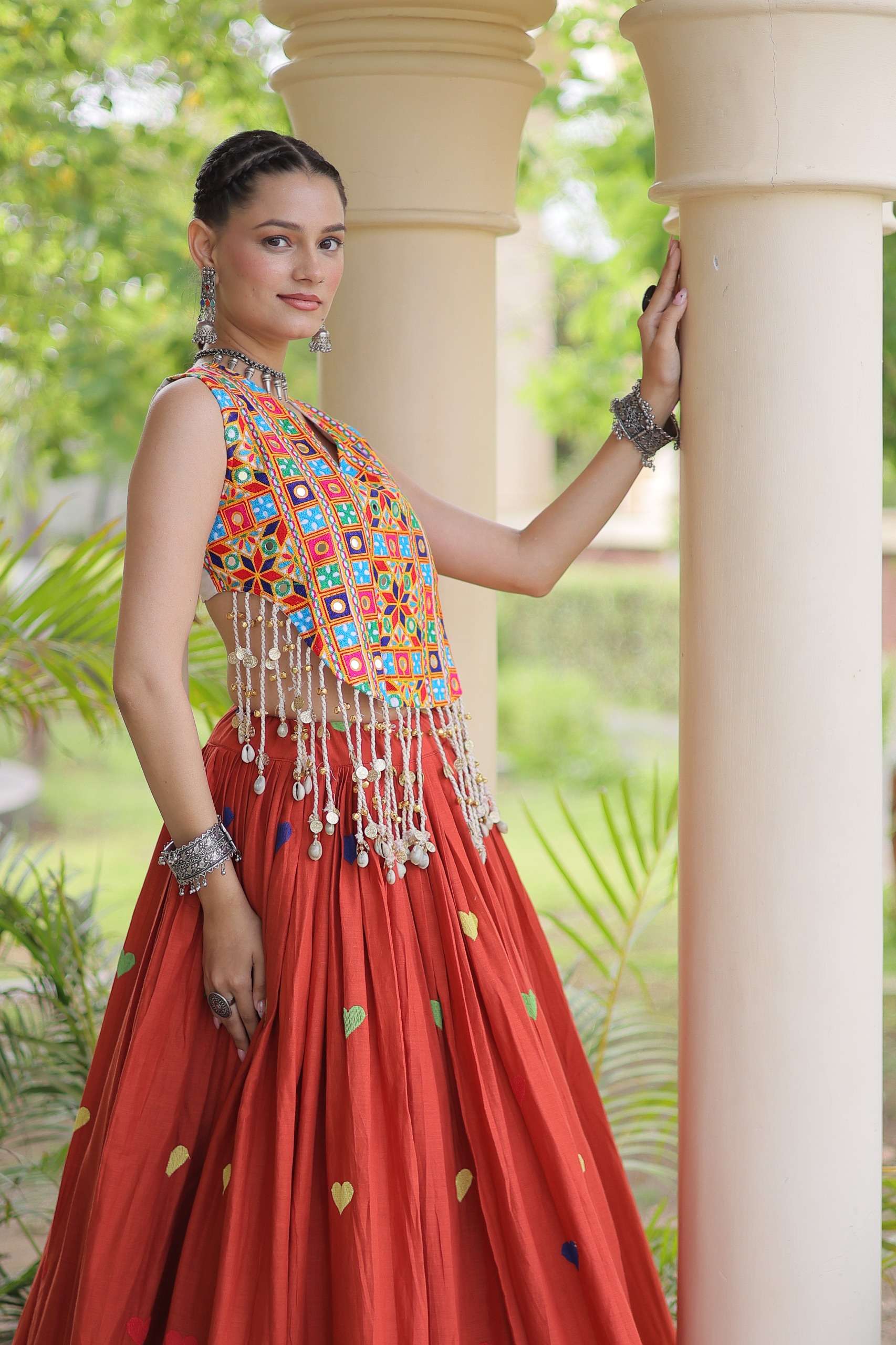 NAVRATRI FESTIVE VIBE WITH THIS NEW COLLECTION COTTON LEHENGA CHOLI WHOLESALE IN SURAT 7181 NAVRATRI FESTIVE VIBE WITH THIS NEW COLLECTION COTTON LEHENGA CHOLI WHOLESALE IN SURAT 7181