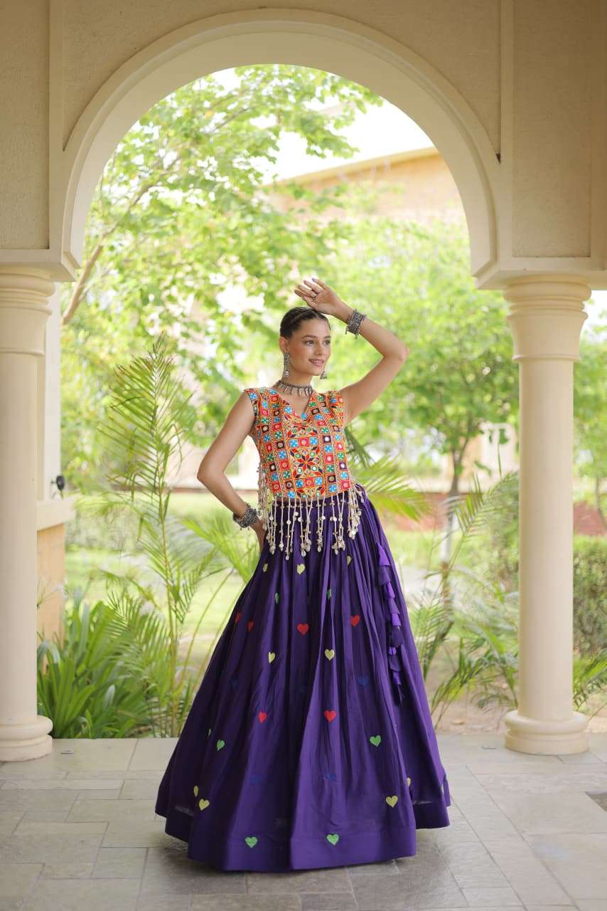 NAVRATRI FESTIVE VIBE WITH THIS NEW COLLECTION COTTON LEHENGA CHOLI WHOLESALE IN SURAT 7181 NAVRATRI FESTIVE VIBE WITH THIS NEW COLLECTION COTTON LEHENGA CHOLI WHOLESALE IN SURAT 7181