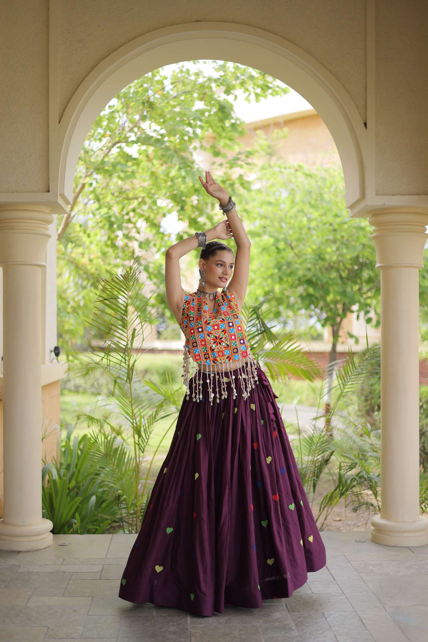 NAVRATRI FESTIVE VIBE WITH THIS NEW COLLECTION COTTON LEHENGA CHOLI WHOLESALE IN SURAT 7181 NAVRATRI FESTIVE VIBE WITH THIS NEW COLLECTION COTTON LEHENGA CHOLI WHOLESALE IN SURAT 7181