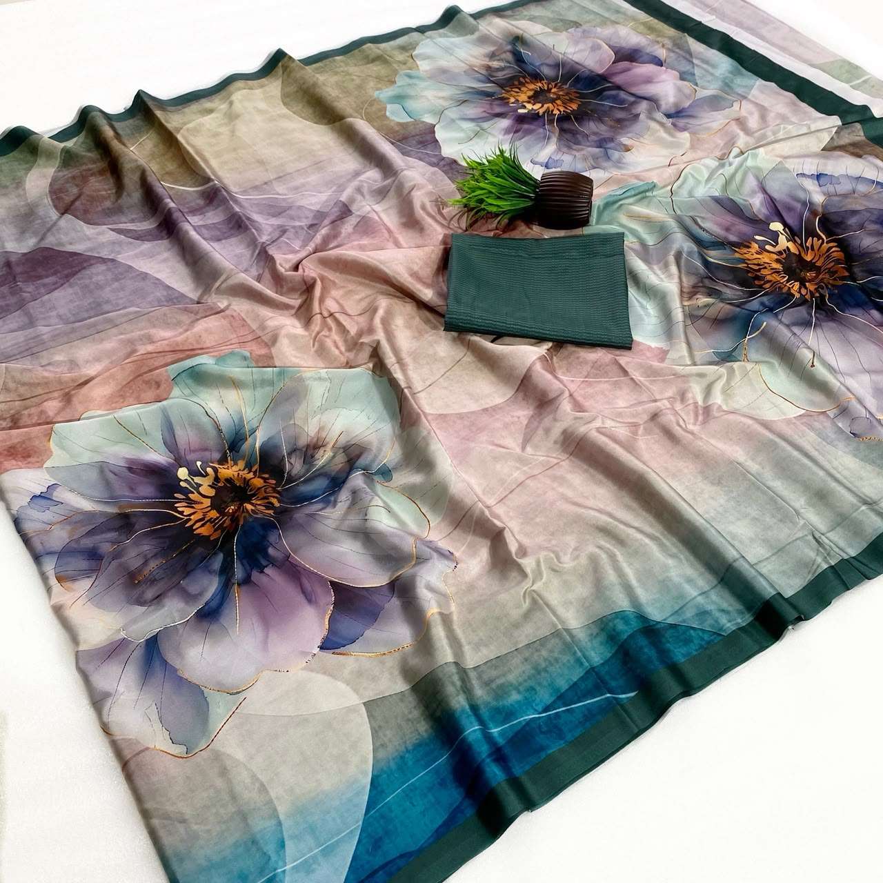 RajMata series Ruby Crepe super Soft italian crepe with fancy digital prints on saree wholesale in surat RajMata series Ruby Crepe super Soft italian crepe with fancy digital prints on saree wholesale in surat