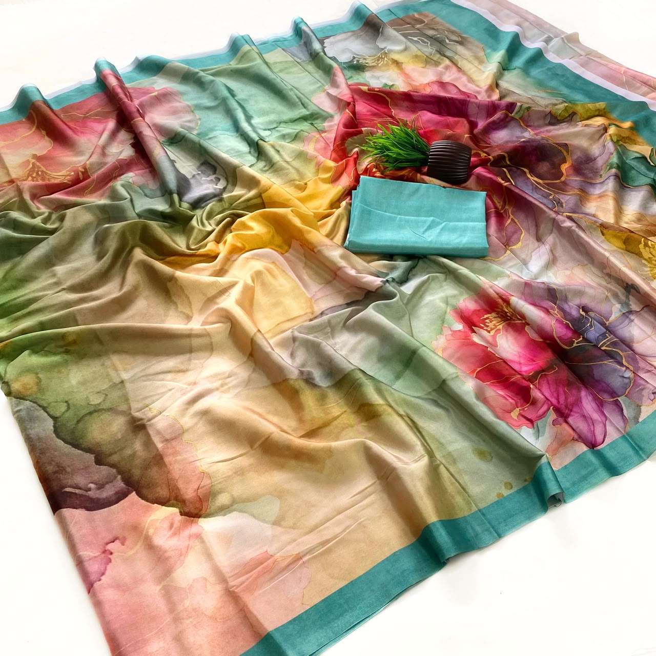 RajMata series Ruby Crepe super Soft italian crepe with fancy digital prints on saree wholesale in surat RajMata series Ruby Crepe super Soft italian crepe with fancy digital prints on saree wholesale in surat