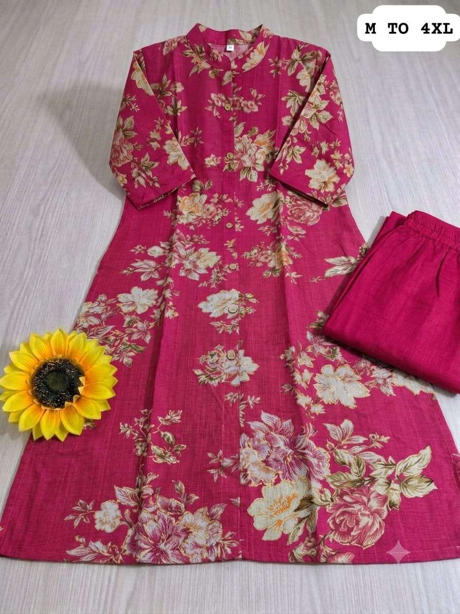 DESIGNER CORD SET IN ALINE PATTERN SUMMER COTTON 2 PIECE TREND INDIAN