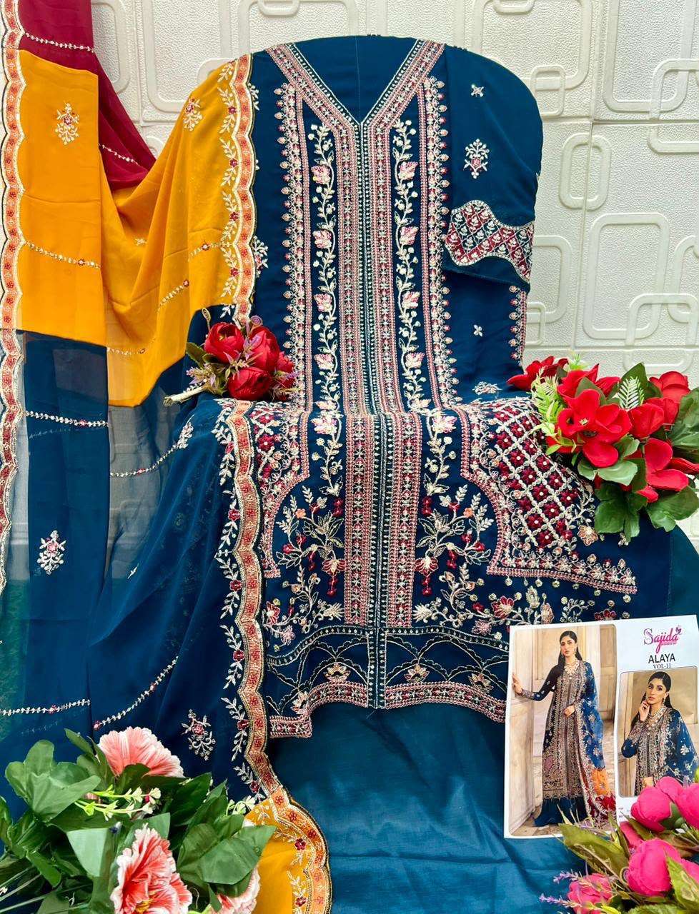 Sajida dress materials, sajida pakistani suits wholesale Sajida dress materials, sajida pakistani suits wholesale