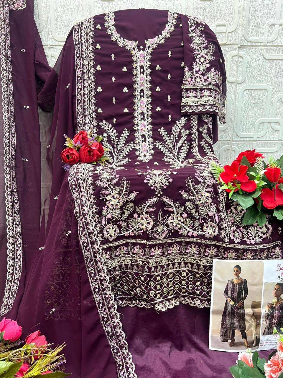 Sajida dress materials, sajida pakistani suits wholesale Sajida dress materials, sajida pakistani suits wholesale