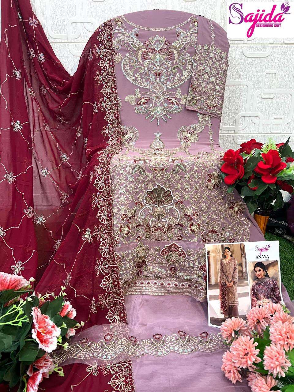 Sajida dress materials, sajida pakistani suits wholesale Sajida dress materials, sajida pakistani suits wholesale