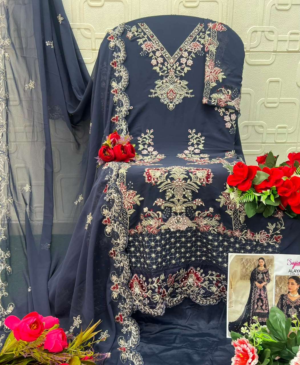 Sajida dress materials, sajida pakistani suits wholesale Sajida dress materials, sajida pakistani suits wholesale