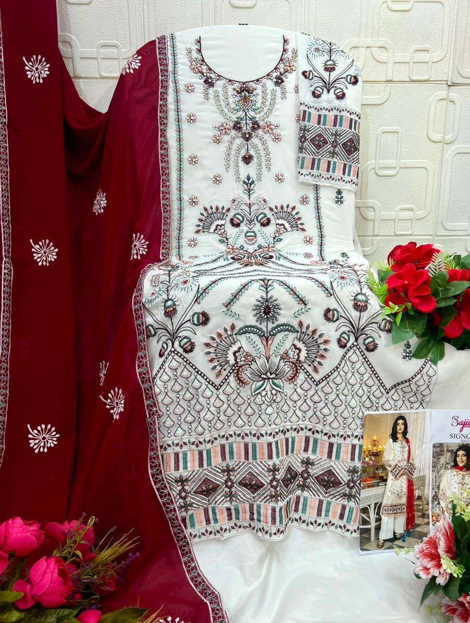 Sajida dress materials, sajida pakistani suits wholesale Sajida dress materials, sajida pakistani suits wholesale