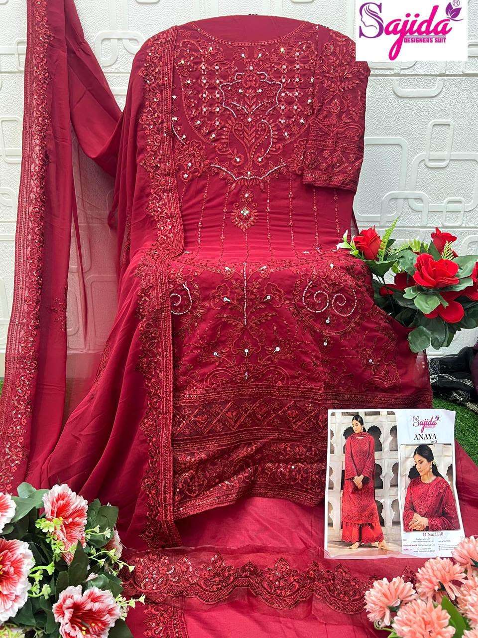 Sajida dress materials, sajida pakistani suits wholesale Sajida dress materials, sajida pakistani suits wholesale