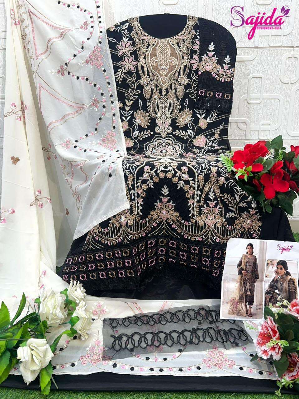 Sajida dress materials, sajida pakistani suits wholesale Sajida dress materials, sajida pakistani suits wholesale
