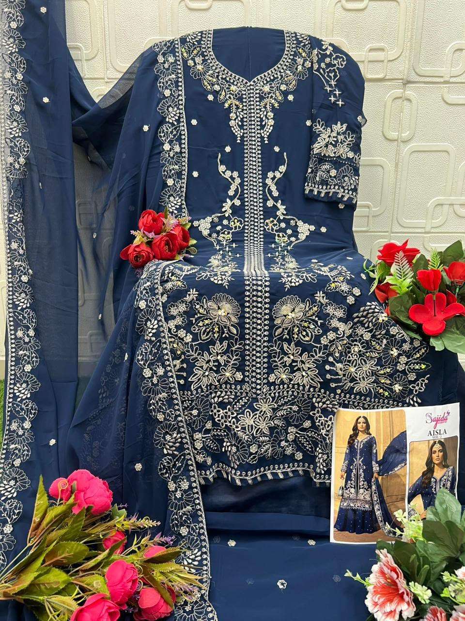 Sajida dress materials, sajida pakistani suits wholesale Sajida dress materials, sajida pakistani suits wholesale