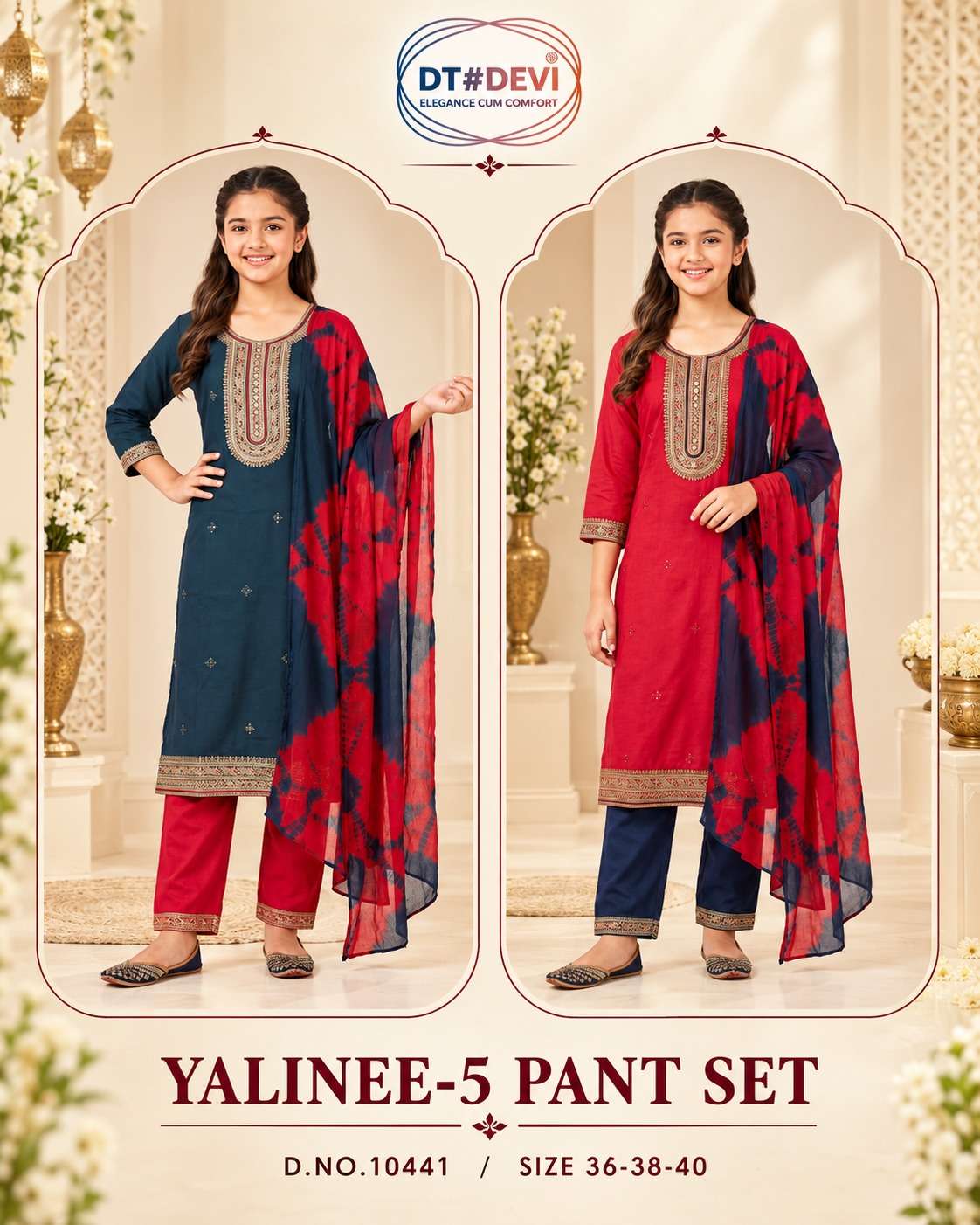 YALINEE 5 PANT SET 10441 RAYON 22KG BLUE RED SALWAR SUIT TEENAGER GIRL DAILY WEAR BUY YALINEE 5 PANT SET 10441 RAYON 22KG BLUE RED SALWAR SUIT TEENAGER GIRL DAILY WEAR BUY