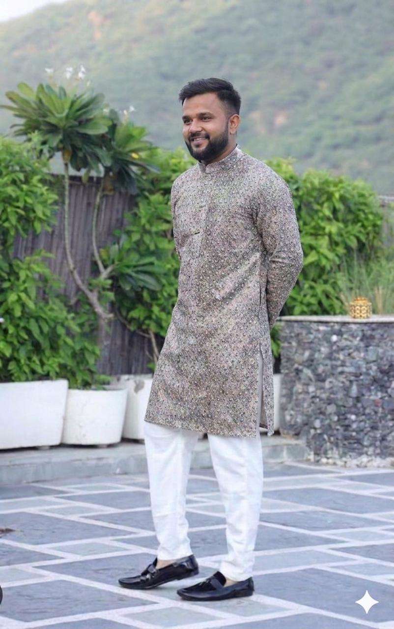 METRO INDIAN MENS TRADITIONAL RAYON CHIKAN WORK DESIGNER KURTA PAYJAMA SET METRO INDIAN MENS TRADITIONAL RAYON CHIKAN WORK DESIGNER KURTA PAYJAMA SET