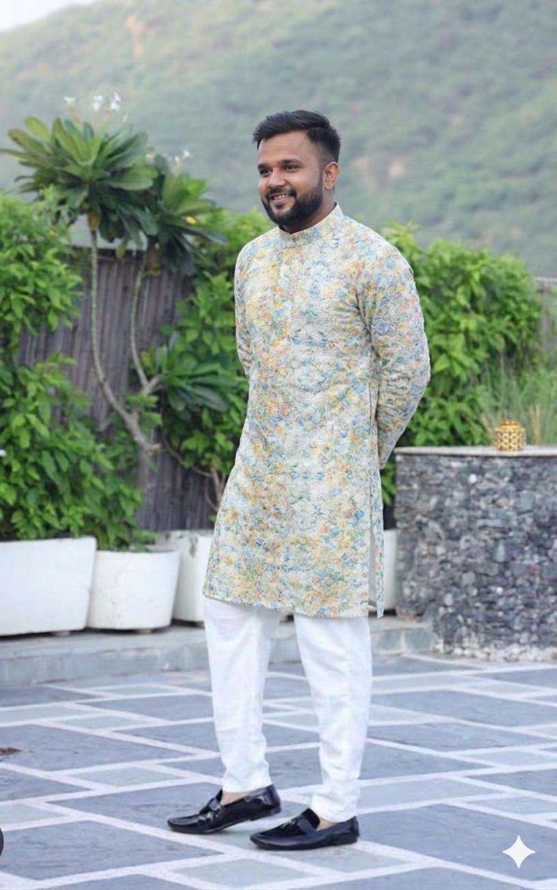 METRO INDIAN MENS TRADITIONAL RAYON CHIKAN WORK DESIGNER KURTA PAYJAMA SET METRO INDIAN MENS TRADITIONAL RAYON CHIKAN WORK DESIGNER KURTA PAYJAMA SET