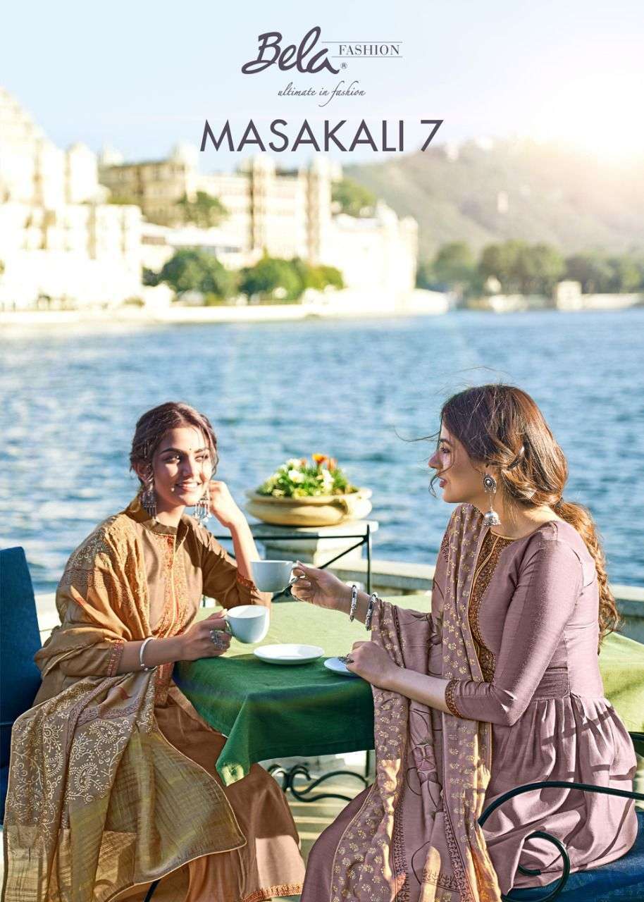 Bela Fashion Masskali Vol 7 Cotton Silk With Embroidery Work dress Material collection
