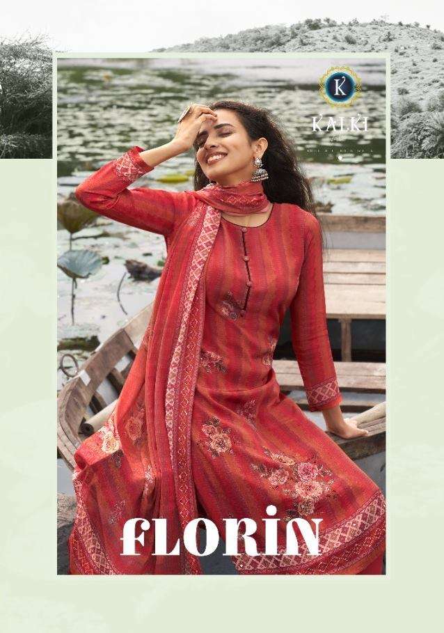 Kalki Fashion Florin Viscose Crepe Digital Print with Hand Work Suits Collection