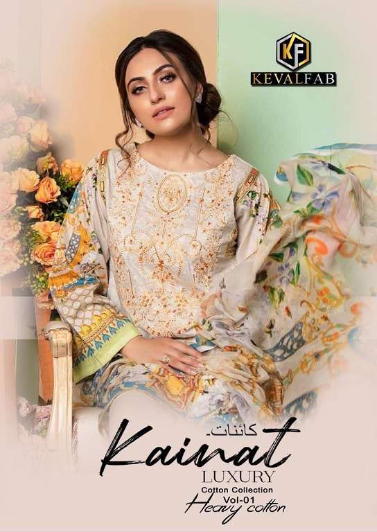 keval fab Kainat Luxury Cotton Collection Vol 1