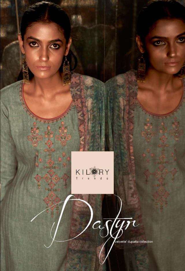 Kilory Dastur Pashmina Digital Print With Embroidery Work Winter Suits Collection
